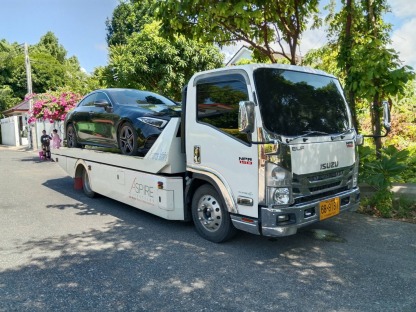 บริการยกรถอุบัติเหตุบนถนนสุขุมวิท - รถสไลด์กรุงเทพ เคทีเอส สไลด์ออน